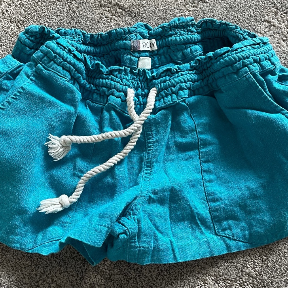 Oceanside Roxy Linen Short